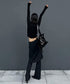 Faux Layered Pants